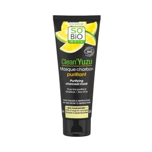 masque charbon purifiant 75 ml so bio étic