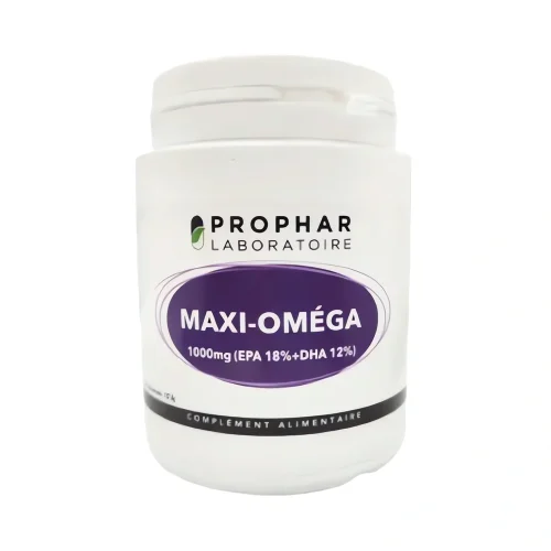 maxi omegas 3 18/12 – 100 gélules Prophar | complément alimentaire riche en oméga-3