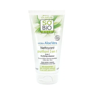 nettoyant purifiant peaux mixtes grasses 150 ml so bio étic