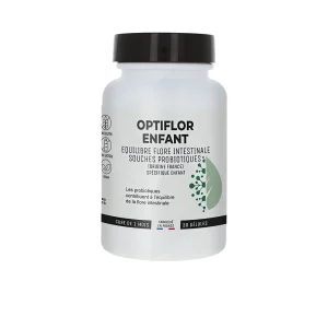 optiflor enfant – 30 gélules Prophar | microbiote des enfants & digestion