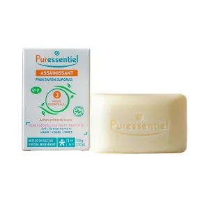 pain savon surgras 100 g puressentiel, savon doux naturel peau