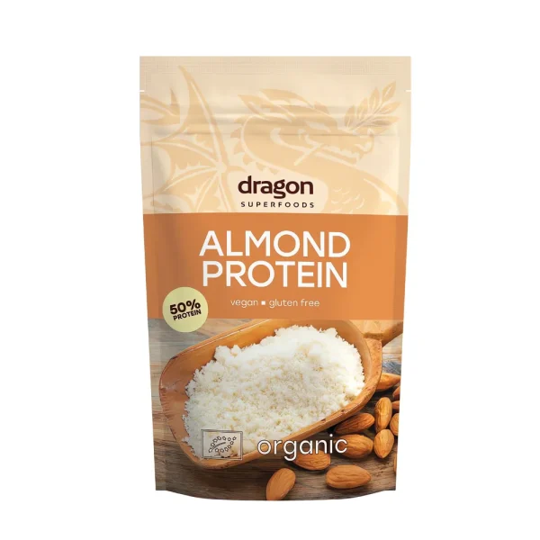 Protéine d’amande bio en poudre 200 g Dragon Superfoods