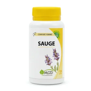 Sauge 120 gélules MGD Nature complément alimentaire naturel