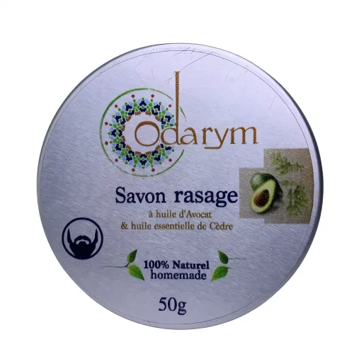 Savon rasage - 50 g - Odarym,Savon rasage 50 g Odarym soin naturel barbe Savon rasage 50 g Odarym savon barbe peau douce