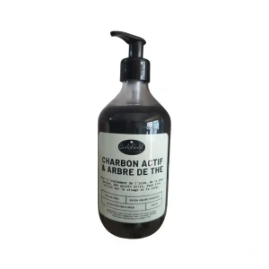 savon liquide charbon arbre à thé BodyGood 250ml