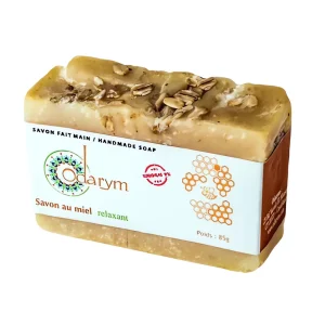 Savon peau sensible miel-avoine 100 g Odarym savon doux hydratant