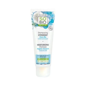 shampoing cheveux hydrates coco et acide hyaluronique 250 ml so bio étic