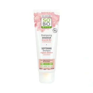 shampoing doux lait d'amande et proteine de riz 250 ml so bio étic