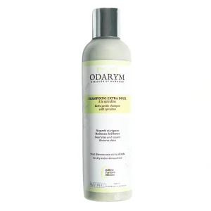 Shampoing liquide extra doux à la spiruline et à l'huile de coco 250 ml Odarym shampoing hydratant naturel