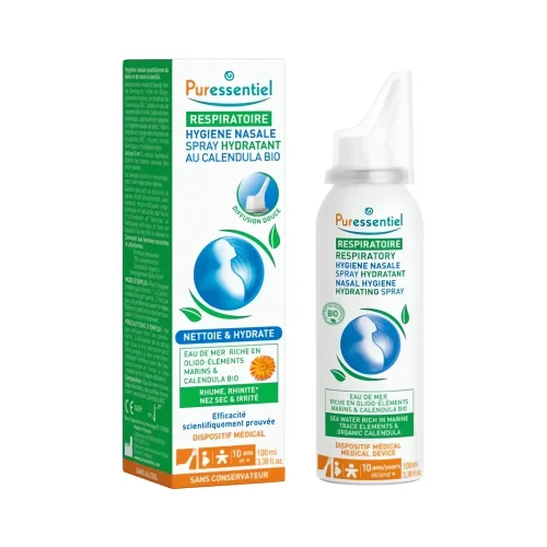 Spray hygiène nasale hydratant 100 ml puressentiel, spray nasal hydratant