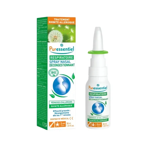 Spray nasal décongestionnant allergies 30 ml puressentiel, spray nasal