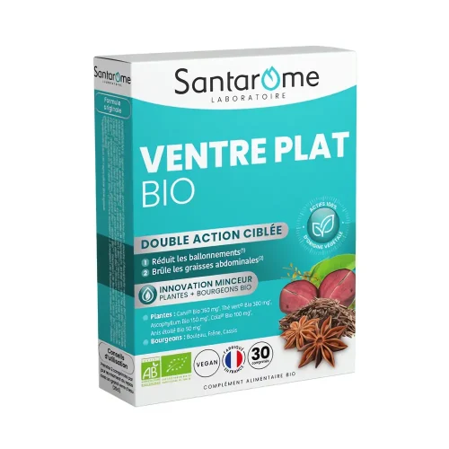 Boîte de gélules santarome ventre plat – 30 gélules