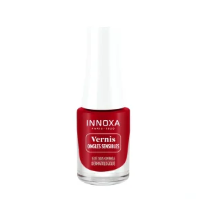Vernis à ongles sensibles coquelicot 5 ml Innoxa vernis naturel teinte vive