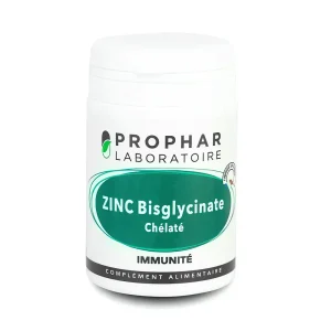 zinc bisgly – 50 gélules Prophar | complément alimentaire pour soutien immunitaire