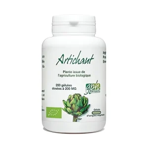 artichaut 200 mg 200 gélules GPH complément alimentaire détox