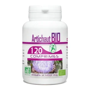 artichaut, 400 mg 120 comprimés GPH, complément alimentaire naturel, digestion et détox hépatique