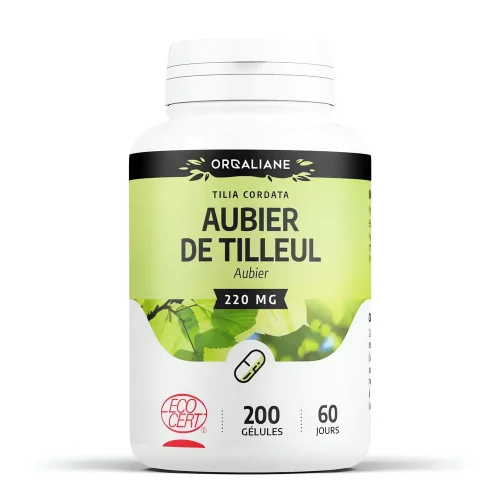 Aubier de Tilleul 220 mg 200 gélules GPH complément alimentaire détente aubier de tilleul 220 mg 200 gélules GPH complément alimentaire relaxation
