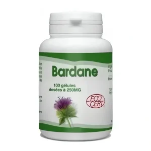 bardane 250 mg 100 gélules GPH complément alimentaire détox