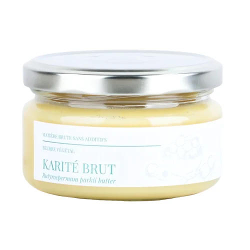 beurre de karité brut 150 g hydratant naturel multi-usages