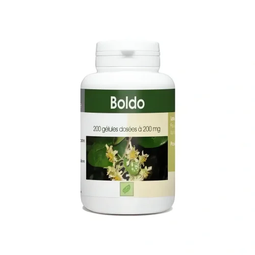 Boldo Feuille 200 mg 200 gélules GPH complément alimentaire digestion boldo feuille 200 mg 200 gélules GPH complément alimentaire digestion