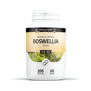 boswellia extrait d’encens 270 mg 200 gélules GPH complément alimentaire articulations