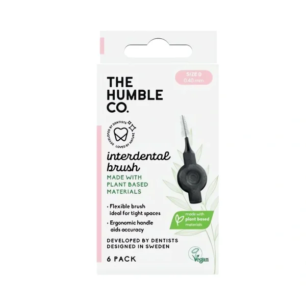 Brosse interdentaire taille 0 en pack de 6 The Humble