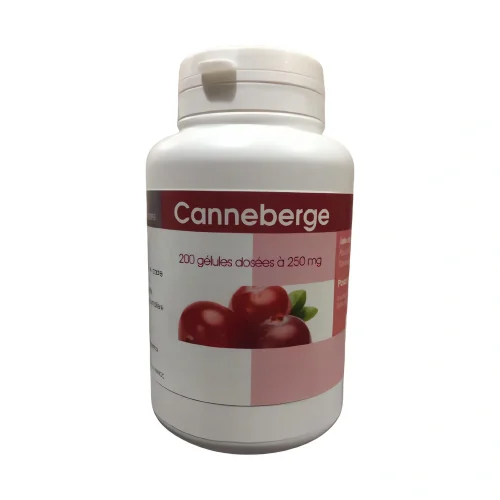 Canneberge 250 mg 200 gélules GPH complément alimentaire voies urinaires canneberge 250 mg 200 gélules GPH complément alimentaire urinaires