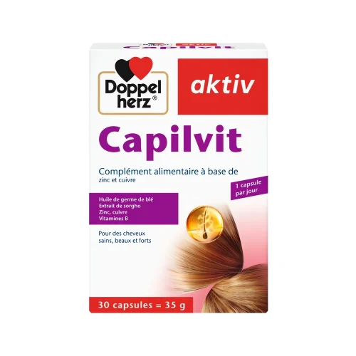 Capilvit 30 gél Doppelherz Boîte de 30 gélules Capilvit Doppelherz 35 g