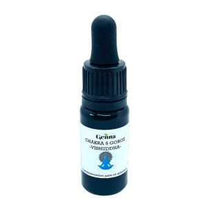 Chakra 5 Gorge 10 ml Genna flacon huile essentielle, soin énergétique naturel