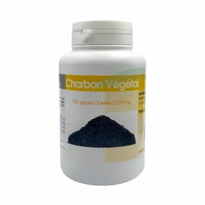 charbon végétal 210 mg 200 gélules GPH complément alimentaire digestion