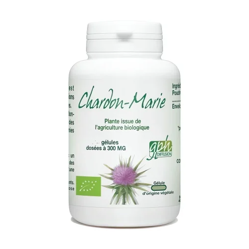 Chardon Marie 330 mg 100 gélules GPH complément alimentaire foie et détox chardon marie 330 mg 100 gélules GPH complément alimentaire foie