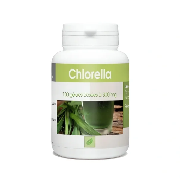 chlorella 300 mg 100 gélules GPH complément alimentaire énergie