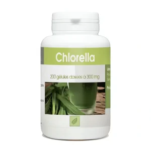 chlorella 300 mg 200 gélules GPH complément alimentaire énergie