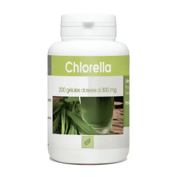 chlorella 300 mg 200 gélules GPH complément alimentaire énergie