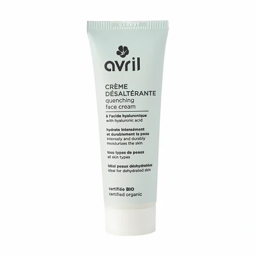 crème désaltérante bio 50 ml Avril hydratation intense