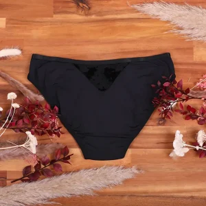Culotte menstruelle Ania Basique Flux Medium Hurya, matière douce et respirante