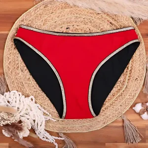 Culotte menstruelle Siline Rouge – Flux abondant – Hurya – matière douce