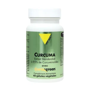 Curcuma en gélules, boîte de 60 unités – Vit’all+