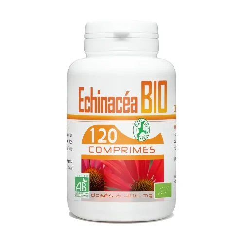 Échinacée 400 mg 120 comprimés GPH complément alimentaire défenses naturelles échinacée, 400 mg 120 comprimés GPH, complément alimentaire naturel, défenses naturelles et prévention hivernale