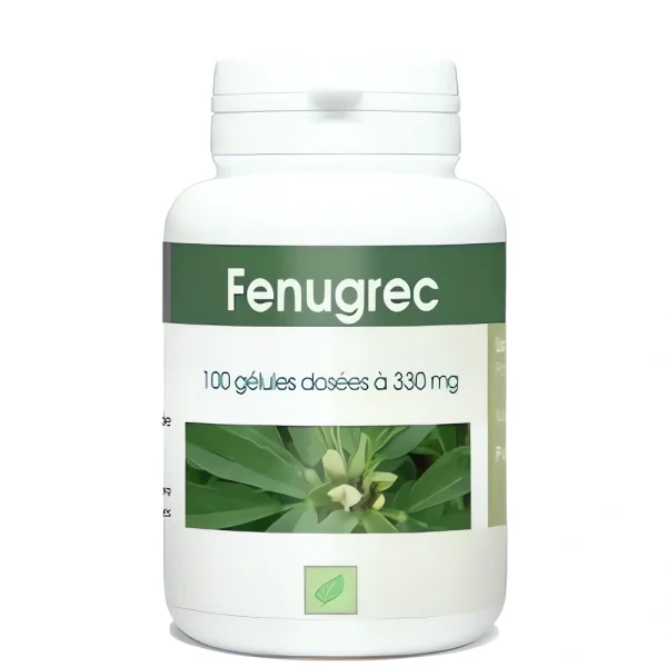 fenugrec graines 330 mg 100 gélules GPH complément alimentaire tonique