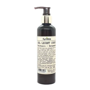 Gel lavant corps Patchouli Bergamote 250 ml Genna, naturel et revitalisant