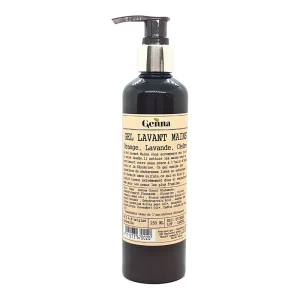 Gel lavant mains Orange Lavande Cèdre 250 ml Genna, naturel et aromatique