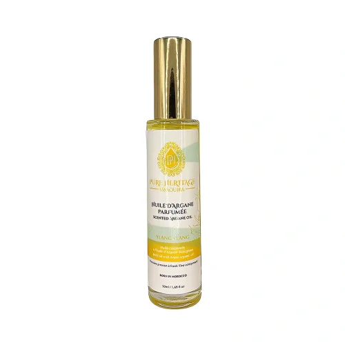 Huile d'argane Ylang Ylang – 50 ml – Pure Heritage Essaouira, huile essentielle pour soin