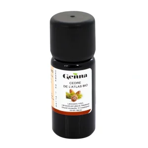 Huile essentielle Cèdre de l’atlas 10 ml Genna, aromathérapie, bio, en ligne au Maroc