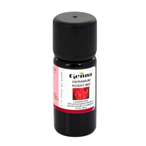 Huile essentielle Géranium Rosat Genna 10 ml, flacon naturel et bio pour usage quotidien