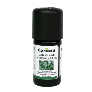 Petit flacon 5 ml d’huile essentielle Marjolaine à coquille Genna, pure et naturelle