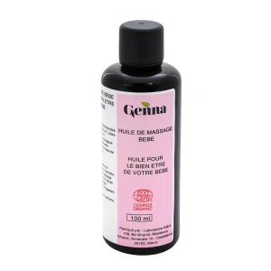 Huile de Massage Bébé Genna 100 ml, fluide naturel pour soin quotidien doux