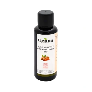 Huile végétale amande douce bio 50 ml Genna usage cosmétique naturel