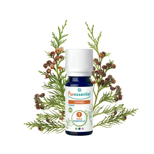 Cyprès bio 10 ml puressentiel – huile essentielle cyprès bio Cyprès bio 10 ml puressentiel, huile essentielle cyprès bio