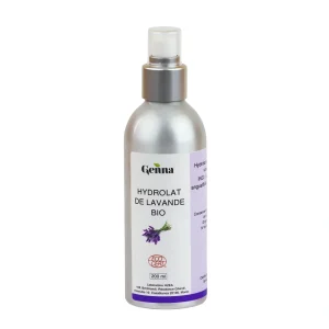 Hydrolat de lavande bio 200 ml Genna flacon cosmétique naturel